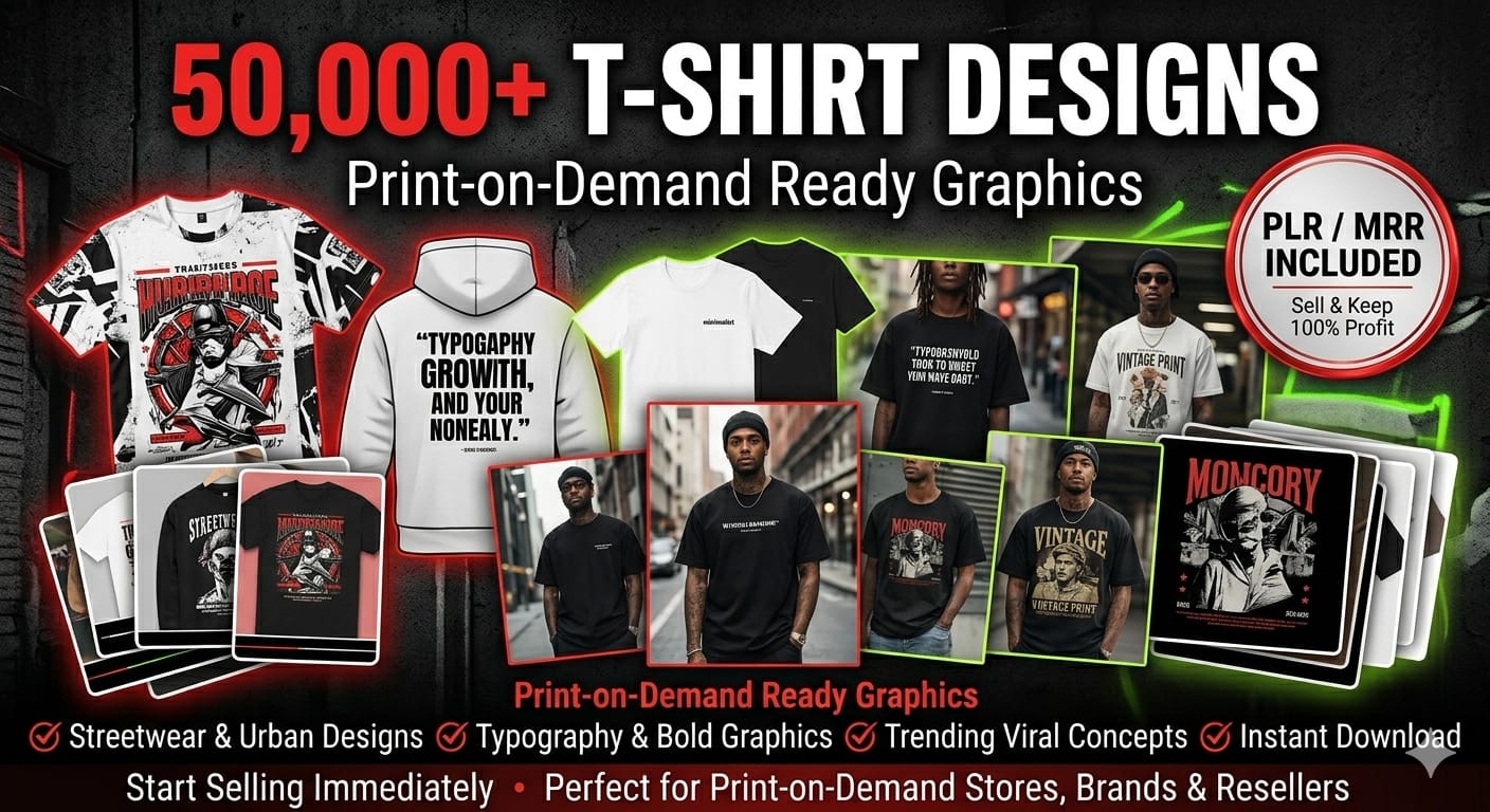 50 000 T-SHIRT DESIGNS